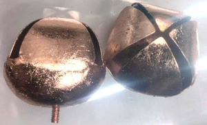 รูปปั้นตกแต่งวันหยุดคริสต์มาสทำจากทองเหลืองชุบนิกเกิลขนาด60มม. ทันสมัย - Product Image 5