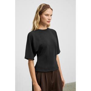 Blusa de Corte Holgado para Mujer GRIMELANGE con Detalle de Lentejuelas y Manga Corta Raglán de Jolieza - Product Image 5