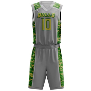 Offre Spéciale Ensembles de maillots de basket-ball de taille personnalisée 100% Polyester Respirant Short uniforme imprimé professionnel Fabricant direct - Product Image 4