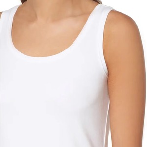 Camisetas sin Mangas Ajustadas y Delgadas de Moda Personalizadas OEM, Camisetas de Gimnasio para Mujer - Product Image 5