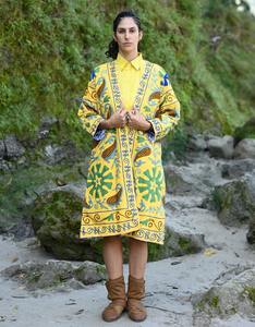 Chaqueta bordada Suzani de algodón para trabajo manual indio, abrigo para mujer, chaqueta de trabajo de hilo Suzani, el mejor regalo para mujer - Product Image 1