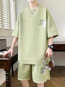 Ensemble T-shirt et short d'été pour homme, imprimé décontracté, short pour homme - Product Image 2