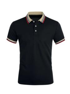 Polo de Algodón Transpirable para Hombre, Camisa de Manga Corta a Rayas de Alta Calidad, Informal, Color Liso, Marca de Moda para Negocios - Product Image 2