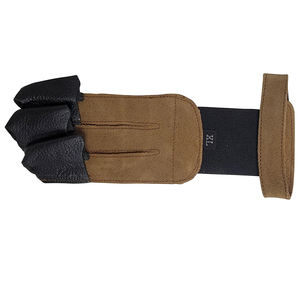 Guantes de Tiro con Arco de Cuero Ajustables al por Mayor, Guantes Transpirables Antideslizantes a un Precio Accesible para Práctica de Tiro con Arco - Product Image 1