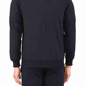 Sur mesure hommes noir hiver solide Streetwear Hip Hop survêtement pour survêtement sweat à capuche ensemble strass cordon de serrage - Product Image 3