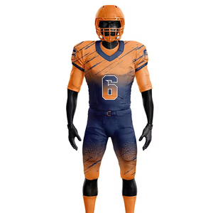 Uniformes de football américain à 12 panneaux de haute qualité personnalisés pour les écoles et les ligues maillot de football américain par sublimation - Product Image 5