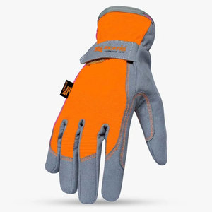 Guantes de Seguridad Skatiq SG-7863 Originales, Resistentes al Agua, de Poliéster y Piel de Vacuno, con Palma Antideslizante para Jardinería, Alta Calidad - Product Image 5
