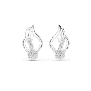 Boucles d'oreilles en diamant CVD de laboratoire 0,2 ct VVS-VS EF pour femmes, or 18 carats, 14 carats, 10 carats et argent 925, or rose, or jaune, or blanc - Product Image 1