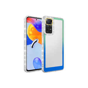 Luxury Glitter Gradient Silicone <b>Case</b> for Redmi Note 11S Global Ins Marble Shockproof Lens Protection Cover 7 Plus 14 Plus XR - Product Image 1
