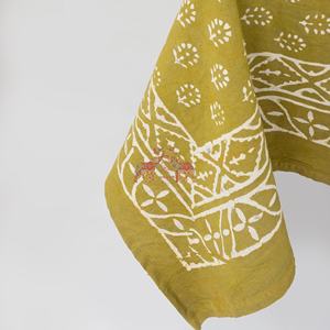 Nappe élégante en coton imprimé floral Dabu, lavable, pour la décoration de la maison, très vendue - Product Image 3