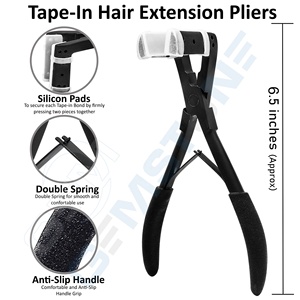Kit Profesional de Alicates de Acero Inoxidable para Extensiones de Cabello con Micro Anillas, Herramienta de Crochet para Remover y Colocar Extensiones de Cabello, Tamaño Personalizado - Product Image 4