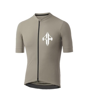 Nueva tendencia de calidad con cremallera completa para hombre, camisetas de ciclismo en blanco, de poliéster 100% Material, logotipo personalizado de calidad superior para hombre - Product Image 1