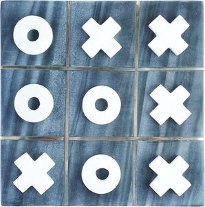 Black Marble Tic Tac Toe Perfect Gifting for Birthday Tic Tac Toe Indoor <b>Game</b> with Gold Symbol for Kids and Family Board <b>Games</b> - Product Image 3