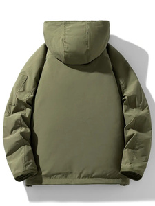 เสื้อแจ็คเก็ตบอมเบอร์บุนวมสำหรับผู้ชายเสื้อโค้ทขนสัตว์สีขาวกันน้ำดีไซน์ใหม่สำหรับฤดูหนาว - Product Image 4