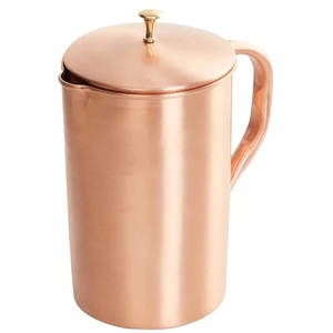 <b>Economical</b> Copper Tea Pots <b>Kettles</b> Quality Water Serving Jug Drinkware Hand-Polished Decorative Handle Latest Tea Pots <b>Kettles</b> - Product Image 2