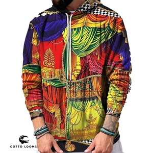 Nouvelle arrivée sweats à capuche unisexes respirant couleur unie taux d'usine polaire coton mélangé pull premium haute qualité streetwear - Product Image 1