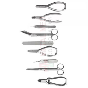Nouveaux instruments de débridement de qualité supérieure Pack Instruments de soin des plaies Instruments de podologie en acier inoxydable allemand - Product Image 3