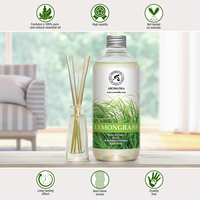 Recarga de Aceite Difusor de Aroma Natural de Hierba Limón Aromatika 500ml, Aromaterapia Ecológica, Fragancia Duradera para Habitaciones