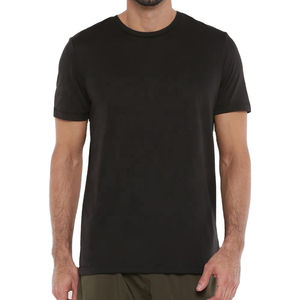 Camiseta de manga corta con cuello redondo para hombre personalizada de calidad superior Patrón sólido con diseño trasero liso - Product Image 5