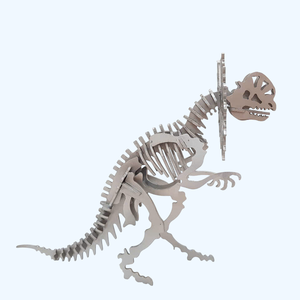 3D Acier Inoxydable 304 Terex Laser Dilophosaurus Modèle Éducatif Décor À La Maison pour Adultes Fabriqué au Viet Nam A30CM - Product Image 4