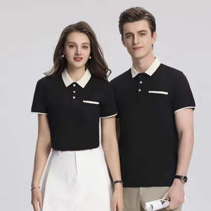 Polo de algodón y poliéster al por mayor, camiseta personalizada para hombre, camisetas polo bordadas personalizadas que absorben la humedad, lo último - Product Image 4