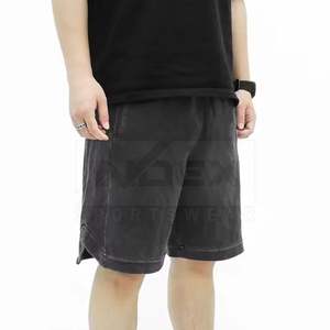 Pantalones Cortos de Algodón Premium con Lavado Ácido para Hombre |   Estilo Urbano de Aspecto Vintage |   Tela Suave y Transpirable |   Ropa Casual Diaria - Product Image 2