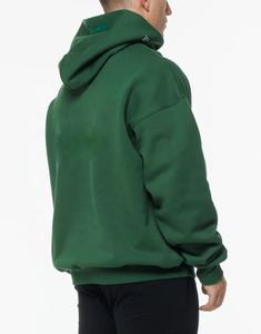 เสื้อฮู้ดผู้ชายโอเวอร์ไซส์ผ้าฝ้าย GSM สูง, เสื้อแนวสตรีทผ้าหนาปักลายว่างเปล่า - Product Image 3