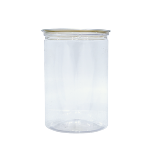 Botellas PET de boca ancha para alimentos, 120mm de diámetro, tapa de anillo de tracción de aluminio, forma redonda, contenedor de alimentos y bebidas, proveedor a granel de Vietnam - Product Image 1
