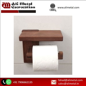 Suministros de fábrica Servilletero de madera Soporte de papel tisú de mesa de lujo de madera de alta calidad para mesa de comedor - Product Image 3