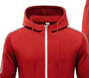 Conjunto Deportivo con Capucha para Hombre, Informal, Ecológico, de Poliéster/Algodón, para Invierno, Ligero, Transpirable, Diseño 2 en 1 - Product Image 2