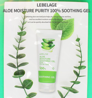 LEBELAGE Gel Réparateur Apaisant Hydratant et Rafraîchissant à l'Aloe Vera, Acide Hyaluronique et Glycérine, Anti-Allergie et Raffermissant