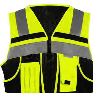 Gilet de sécurité respirant pour usage extérieur, prix de gros, best-seller, léger, pour hommes - Product Image 4