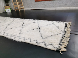 High Quality Multicoloured Moroccan Berber Runner <b>Rug</b> Handmade Geometric Kilim Design Tufted Wool for Home Decor - Product Image 5