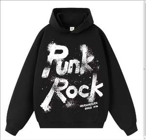 Sudaderas Extra Grandes Personalizadas para Hombre, Material de Felpa Gruesa, Cálidas y Suaves, Ideales para Conjuntos Urbanos de Invierno, OEM ODM - Product Image 4