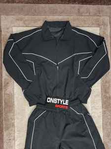 ชุดเซ็ตสปอร์ตผ้าไนลอนสำหรับผู้ชาย ดีไซน์ใหม่จาก Onstyle แบบ 2 in 1 เอวกลาง สไตล์สตรีทแวร์สำหรับฤดูหนาว - Product Image 6