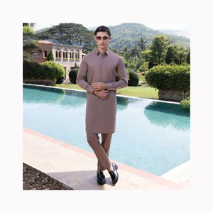 Kurta Shalwar conçoit pour les hommes nouveau style de robes pakistanaises déguisements Shalwar Kameez Pakistan - Product Image 4