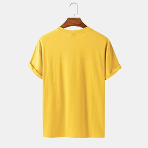 T-shirts Hip Hop en coton pur doux, imprimés sur toute la surface, délavés, surdimensionnés, logo personnalisé, vêtements de rue pour hommes, été - Product Image 2