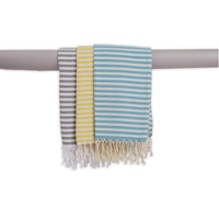 Ensemble de serviettes de bain Peshtemal en coton 100% rayé de haute qualité, teint en fil, séchage rapide, élégant, 95x190 cm, pour hôtels, spas, plages