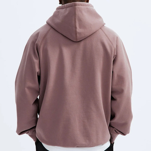 Meilleure vente Sweat à capuche décontracté en éponge pour hommes en coton biologique Sweat-shirt à capuche personnalisé avec capuche Pull-over à capuche pour hommes - Product Image 4