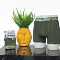 Boxers mi-hauts à carreaux pour hommes 95% Coton 5% Spandex Écologiques Respirants Séchage rapide Anti-bactériens Sans coutures Personnalisables