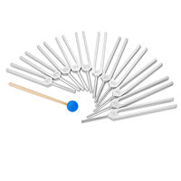 Ensemble de diapasons de 11 pièces pour la musique Relax mental Thérapie sonore et physique Aides pédagogiques Instruments de diagnostic musical