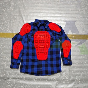 Nouvelle chemise de moto en flanelle avec doublure en Kevlar avec coussinets approuvés CE Motos et chemise en coton pour moto de course automobile - Product Image 3