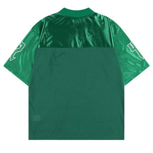 Último diseño hombres sublimación malla Boxy fútbol Jersey 100% poliéster Material hecho recortado Retro fútbol Jersey - Product Image 3