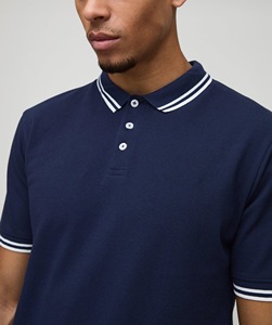 Customized Professional Supplier t <b>Shirt</b> Polo Standard Jacquard Ribbing <b>Collar</b> Cotton Button up polo <b>Shirts</b> - Product Image 2