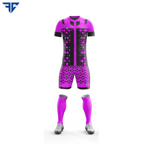 Camiseta de fútbol unisex profesional para hombre, tejido sublimado de secado rápido, nombre personalizado, kits de equipos deportivos para jóvenes - Product Image 4