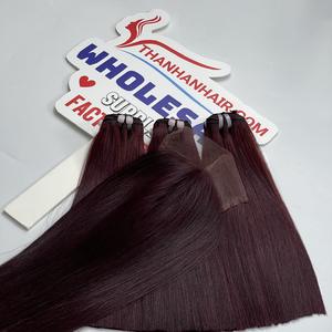 Paquete de pelo de trama recta de hueso superventa 100% extensiones humanas vietnamitas crudas mejor calidad Super doble dibujado precio saludable - Product Image 3