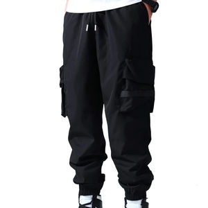 Men's High Casual Sweatpants Quick-Drying Breathable Solid Polyester Trousers Light <b>Weight</b> Mesh Pockets for Outdoor Running - Product Image 3
