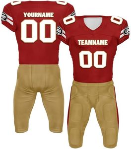 Camisetas de fútbol americano personalizadas, conjunto de manga corta, uniforme de fútbol americano y ropa - Product Image 1