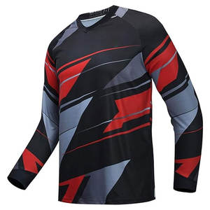 Maillot de Ciclismo MTB Profesional con Estampado por Sublimación, Maillot de Motocross Downhill, Logotipo Personalizado, Ropa de Ciclismo MTB Transpirable - Product Image 1