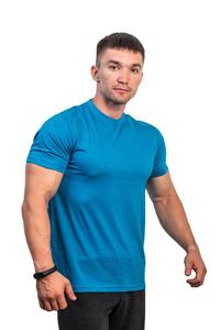 T-shirt ample en jersey respirant pour homme, personnalisé, en tissu tricoté, nouveau, surdimensionné, 100% coton, séchage rapide et lavage à l'acide - Product Image 3